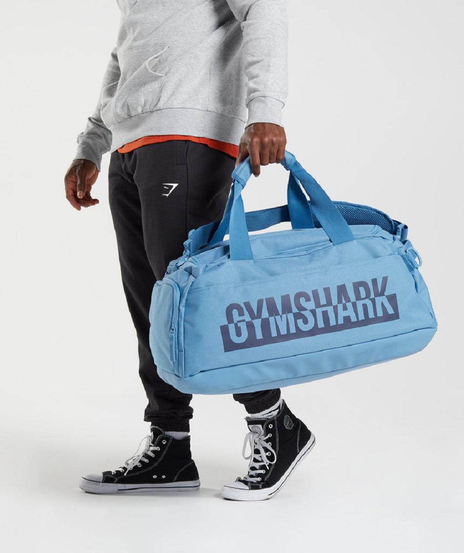 Gymshark Bold Gym Bag Ženske Torbe Plave | HR 4284ILH